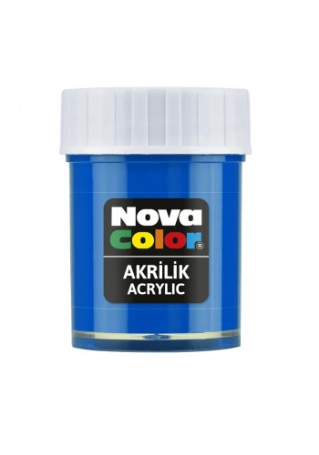 NOVA COLOR AKRİLİK BOYA MAVİ ŞİŞE NC-171