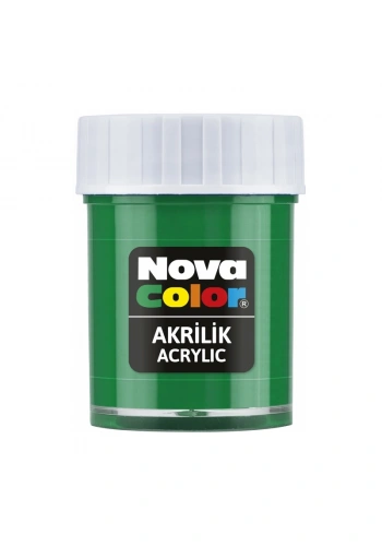 NOVA COLOR AKRİLİK BOYA YEŞİL ŞİŞE NC-172