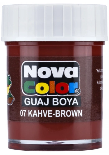 NOVA COLOR GUAJ BOYA KAHVE ŞİŞE NC-109