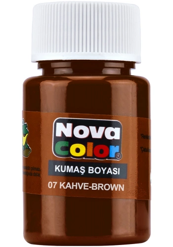 NOVA COLOR KUMAŞ BOYASI KAHVE NC-165