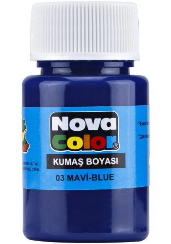 NOVA COLOR KUMAŞ BOYASI MAVİ NC-161