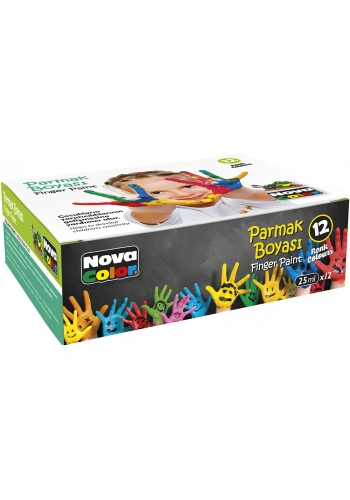 NOVA COLOR PARMAK BOYASI 12 RENK NC-460