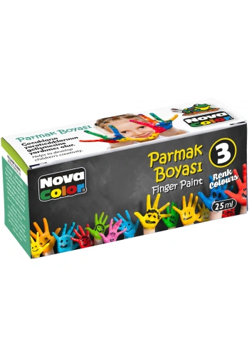 NOVA COLOR PARMAK BOYASI 3 RENK NC-137
