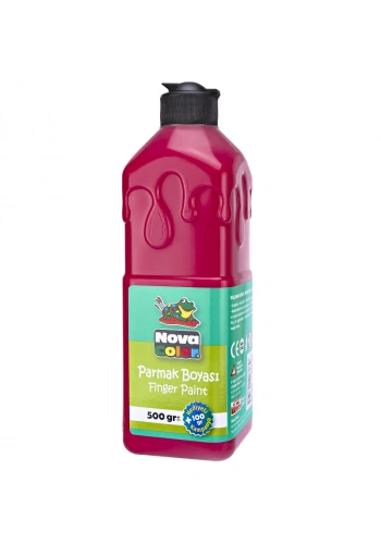 NOVA COLOR PARMAK BOYASI KIRMIZI 500 Gr NC-371