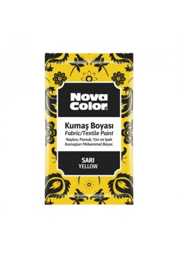 Nova Color Toz Kumaş Boyası 12g Sarı