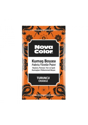 Nova Color Toz Kumaş Boyası 12g Turuncu
