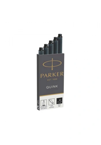 Parker Quink Dolma Kalem Kartuşu 5’li Siyah S0116200