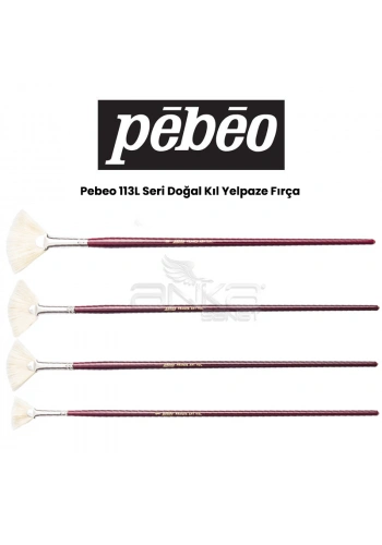 Pebeo 113L Seri Doğal Kıl Yelpaze Fırça