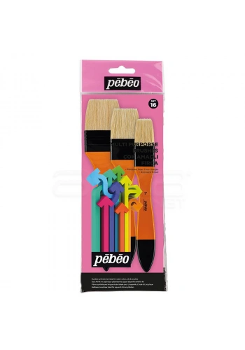 Pebeo Çok Amaçlı Hobi Fırça Seti 16