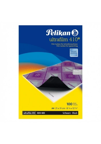 Pelikan 410 Karbon Kağıdı Ultrafilm Siyah Renk  (100 lü Paket)