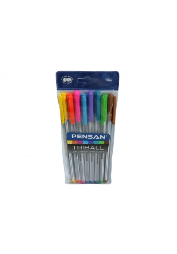 PENSAN 1003 TRIBALL 8 RENK TÜKENMEZ KALEM