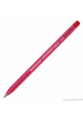 Pensan 2210 My-Pen Kırmızı Tükenmez Kalem (25 li Paket)