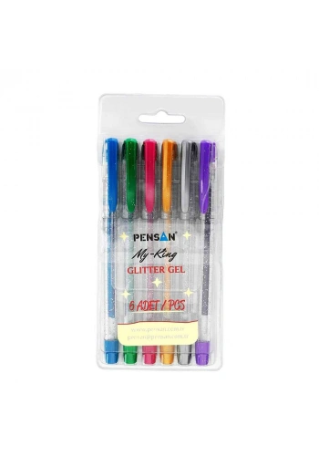 Pensan Jel Kalem Simli 6lı