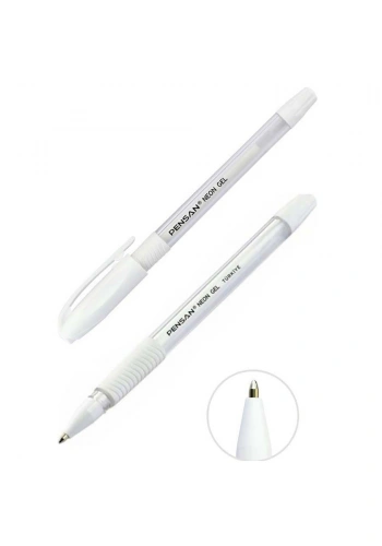 Pensan Neon Jel Kalem Beyaz