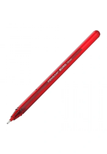 Pensan Tükenmez Kalem Büro Ball Point 1 mm Kırmızı