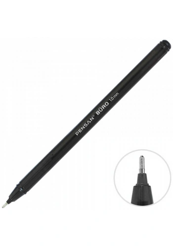Pensan Tükenmez Kalem Büro Ball Point 1 mm Siyah
