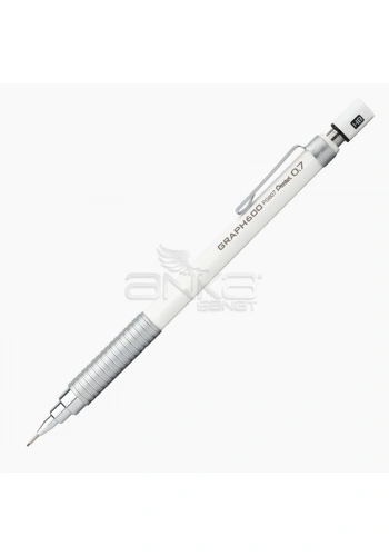 Pentel Graph 600 Mekanik Kalem Beyaz 0.7 Kod:PG607WX
