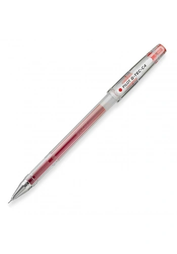 Pilot Gtec C4 İğne Uçlu Kırmızı Jel Roller Kalem (0.4mm)