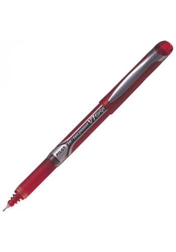 Pilot V7 Grip Hi-Tecpoint Kırmızı İğne Uçlu Roller Kalem