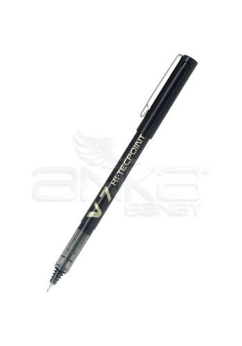 Pilot V7 Hi-Tecpoint İğne Uçlu Roller Kalem 0.7 Siyah