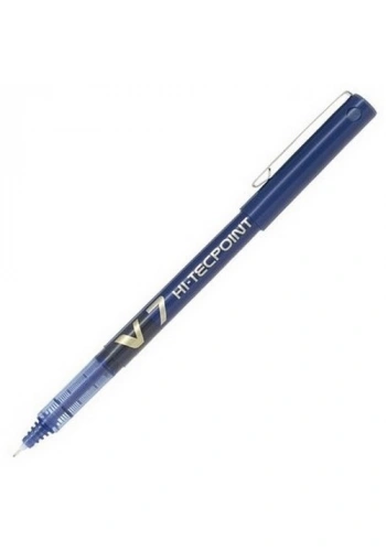 Pilot V7 Hi-Tecpoint Mavi İğne Uçlu Roller Kalem