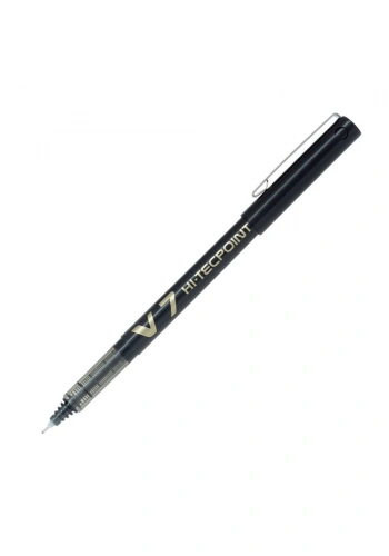 Pilot V7 Hi-Tecpoint Siyah İğne Uçlu Roller Kalem
