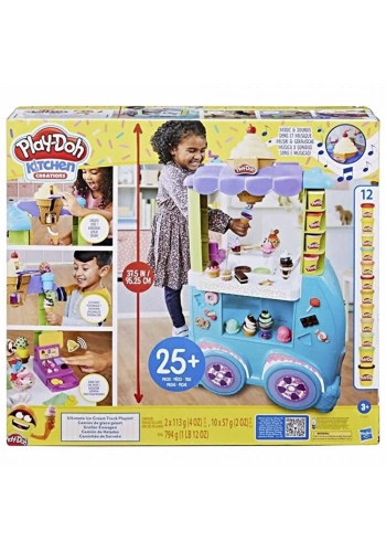 Play-Doh Dev Dondurma Arabam F1039