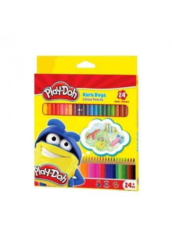 Playdoh Kuru Boya Tam Boy Karton Kutu 24 Renk