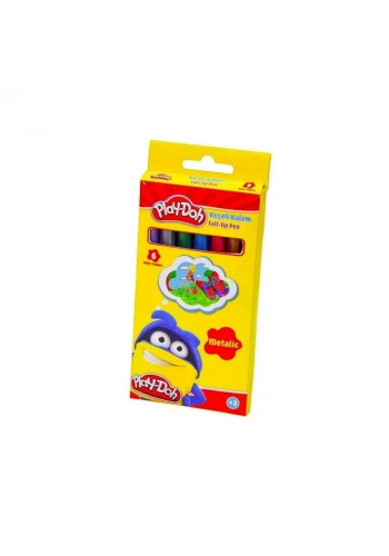 Playdoh Metalik Keçeli Kalem 6lı