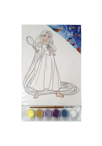 Ponart Rapunzel baskılı tuval 25x35cm TWD-C104 The Walt Disney