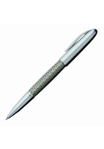 Porsche Design Roller Kalem P3110 TexFlex Altın-Çelik 988832
