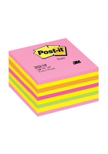 POST-İT 2028-NP YAPIŞKANLI KÜPNOT KAĞIDI 76x76 450 YAPRAK PEMBE
