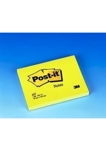 Post-it® 657 Not Sarı 100yp 76x102mm