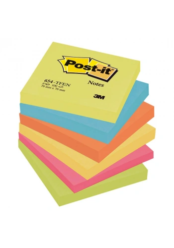 Post-it Enerji Serisi 100 Yaprak Not Kağıdı 76x76 mm 654-STFEN