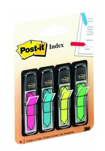 Post-it Index Ok Şeklinde 4 Neon Renk 684-ARR4