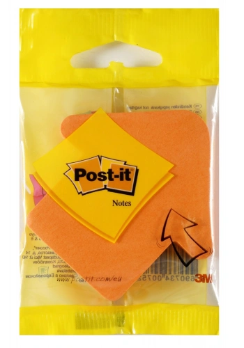 Post-it Ok Şekilli Not 3 Renk 225 Yaprak 2007A