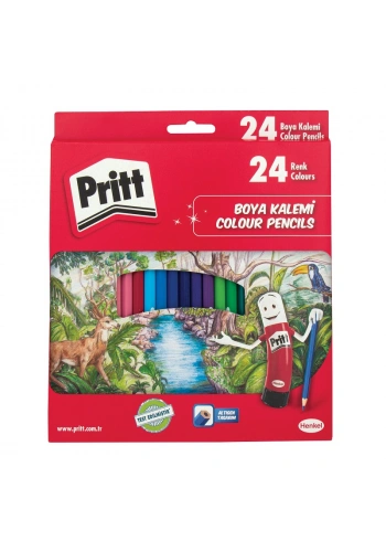 PRİTT 24 RENK KURU BOYA TAM BOY 1221351