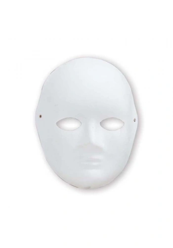 Puti Karton Maske Büyük Surat 5176