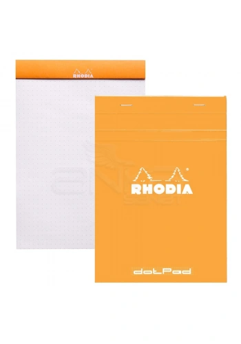 Rhodia Basic Noktalı Bloknot Turuncu Kapak 80g 80 Yaprak