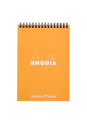 Rhodia Spiralli Noktalı Not Defteri Turuncu A5