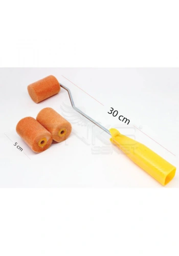 Rich Kadife Rulo Fırça 5cm 3 Yedekli