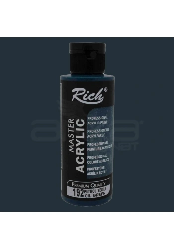 Rich Master Akrilik Boya 120ml 192 Petrol Yeşili