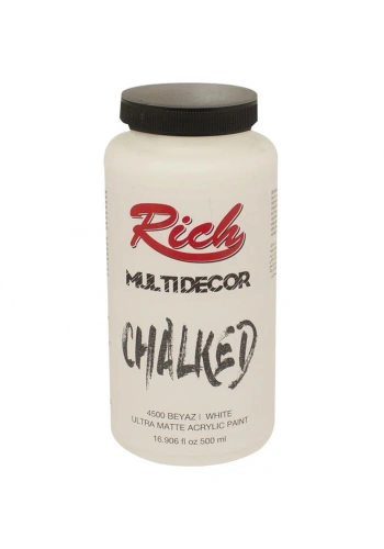 Rich Multi Decor Chalked Akrilik Boya 500ml 4500 Beyaz