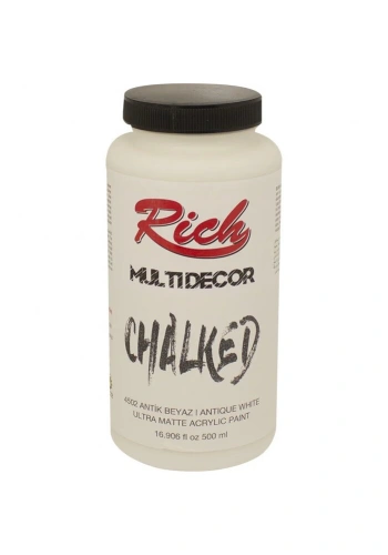 Rich Multi Decor Chalked Akrilik Boya 500ml 4502 Antik Beyaz