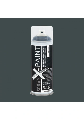 Rich Spray X-Paint Akrilik Sprey Boya 400ml Antrasit