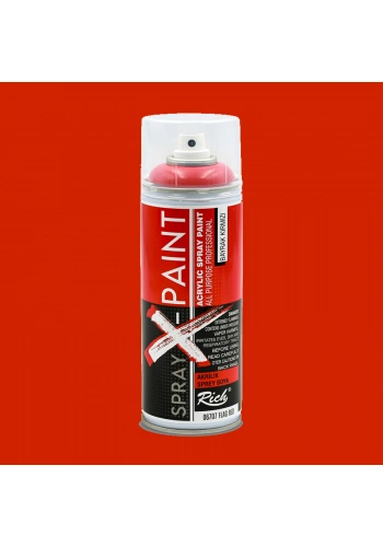 Rich Spray X-Paint Akrilik Sprey Boya 400ml Bayrak Kırmızı