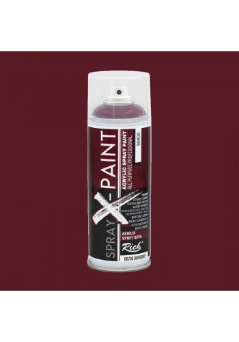 Rich Spray X-Paint Akrilik Sprey Boya 400ml Bordo