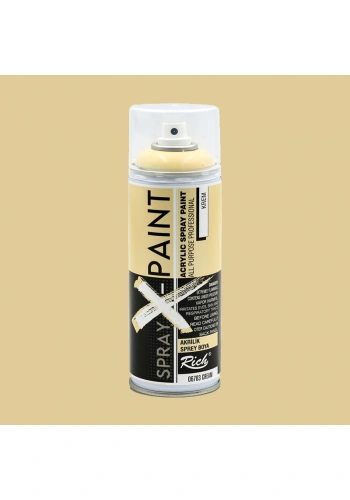Rich Spray X-Paint Akrilik Sprey Boya 400ml Krem