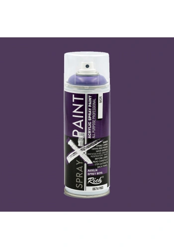 Rich Spray X-Paint Akrilik Sprey Boya 400ml Mor