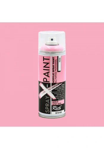 Rich Spray X-Paint Akrilik Sprey Boya 400ml Rose